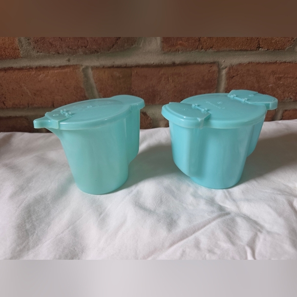 Tupperware Aqua Storage Containers HTF - Picture 2 of 4